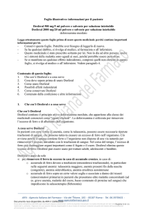 informazioni per il paziente Desferal 500 mg/5 ml polvere e solvente