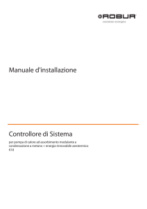 Manuale d`installazione Controllore di Sistema