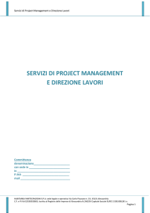 Servizi di Project Management e Direzione Lavori