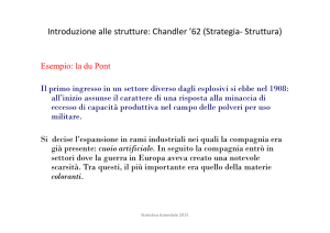 Introduzione alle strutture: Chandler `62 (Strategia