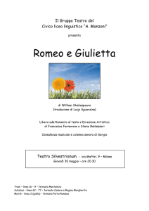 Romeo e Giulietta - Liceo Linguistico "A.MANZONI"
