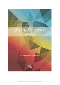 Documentazione 3DF Zephyr