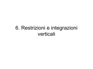 6.Restrizioni e integrazioni verticali - e-Learning