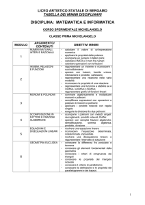 disciplina: matematica e informatica