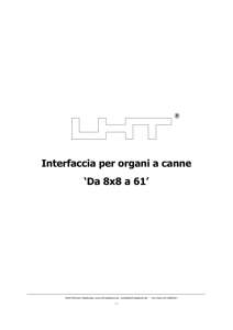 Interfaccia per organi a canne - UHT