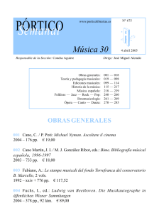 Portico Semanal 675 - Musica 30