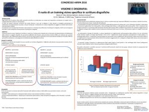 visione e disgrafia