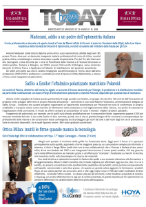 Madesani, addio a un padre dell`optometria italiana
