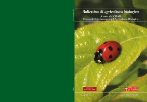 Bollettino di agricoltura biologica