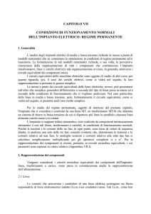 CAPITOLO VII CONDIZIONI DI FUNZIONAMENTO NORMALI DELL