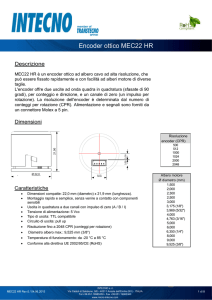 Encoder ottico MEC22 HR