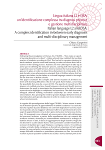 Lingua italiana L2 e DSA - Pensa MultiMedia Editore