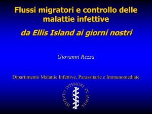 flussi migratori e controllo delle malattie infettive da ellis island ai