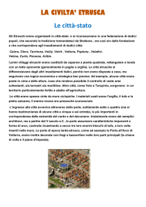 La civiltà Etrusca - IIS Enzo Ferrari Roma