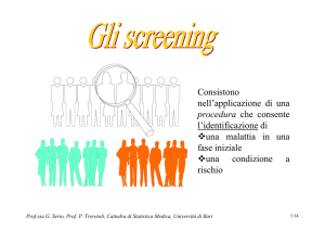 Test di screening
