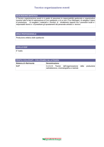 Tecnico organizzazione eventi - Emilia