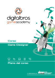 Piano del corso Corso Game Designer