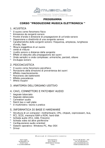 programma corso produzione musica elettronica 2015