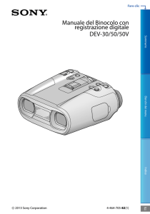 Manuale del Binocolo con registrazione digitale DEV-30