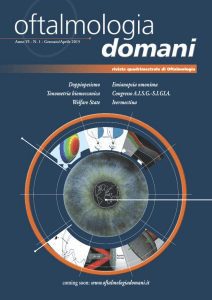 Oftalmologia Domani - n°1, 2015