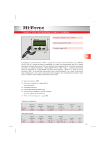 trasduttore di pressione e display digitale