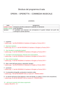 Linee-guida per la redazione di un programma di sala