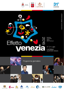 Programma 2016 - Effetto Venezia 2016