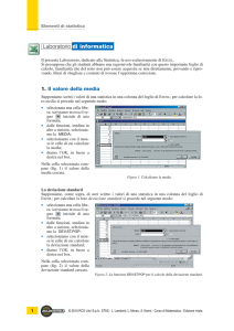 Laboratorio - Elementi di statistica