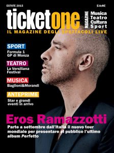 Scarica il PDF - TicketOne Magazine