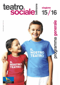 Programma generale stagione 2015-2016