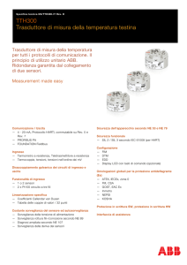 TTH300 Trasduttore di misura della temperatura testina