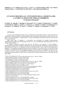 Gilioli et al.2001-Consensus document mobbing