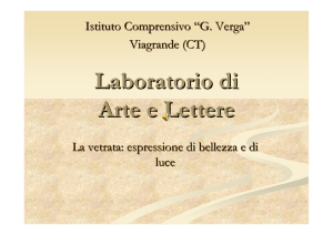 La Vetrata - Istituto Comprensivo Giovanni Verga