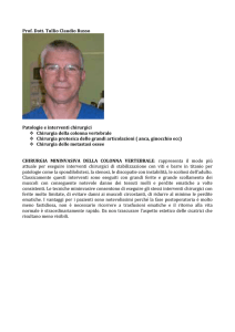 Prof. Dott. Tullio Claudio Russo Patologie e interventi chirurgici