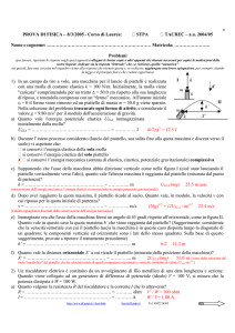 soluzioni - Dipartimento di Fisica