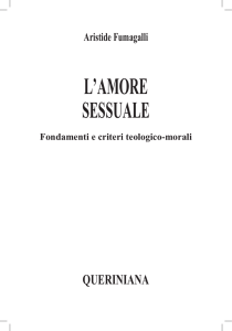 L`AMORE SESSUALE - Editrice Queriniana