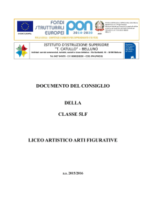 DOCUMENTO DEL CONSIGLIO DELLA CLASSE 5LF LICEO