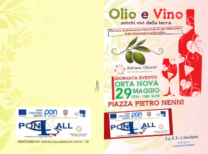 Olio e Vino - IIS "Adriano Olivetti"