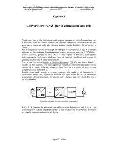 Convertitore DC/AC per la connessione alla rete