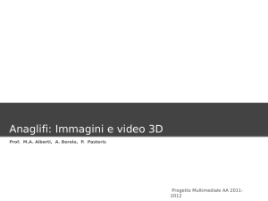 Anaglifi: Immagini e video 3D