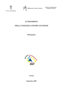 Il fenomeno della violenza contro le donne