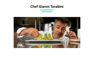 Chef Gianni Tarabini
