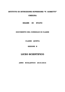 5b scientifico - Liceo Piero Gobetti