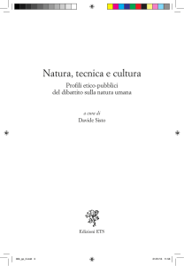 Natura, tecnica e cultura