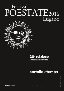 Cartella stampa POESTATE 2016