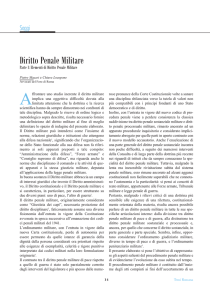 Diritto Penale Militare