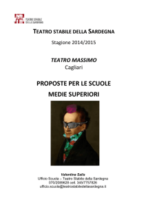 PROPOSTE PER LE SCUOLE MEDIE SUPERIORI