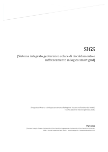 [Sistema integrato geotermico solare di riscaldamento e