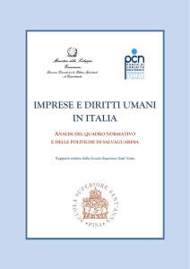 Imprese e Diritti Umani in Italia