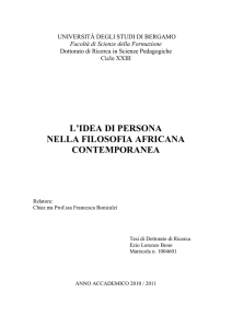 Tesi di Dottorato di Ezio Lorenzo Bono - Aisberg